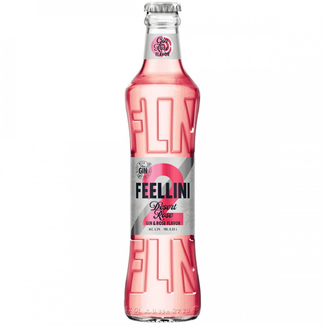 Feellini. Коктейль FEELLINI Desert Rose Gin & Rose газированный 5,5% 0,33 л. Феллини Джин напиток слабоалкогольный. FEELLINI Джин 0.33. FEELLINI Desert Rose Gin Rose.